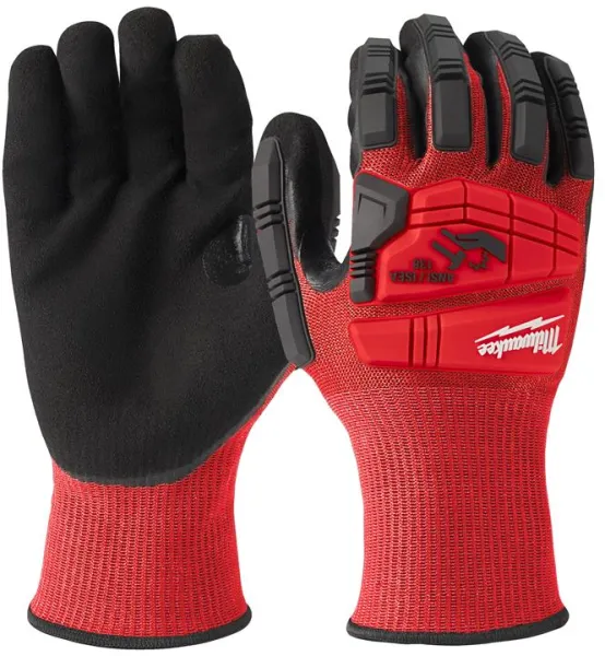 Milwaukee Schlagfeste Handschuhe KAT 3 M/8